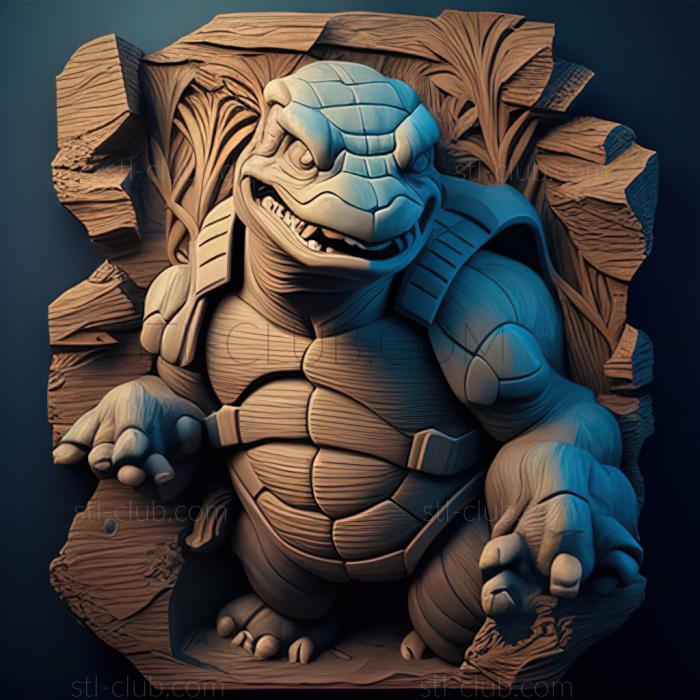 Beach Blank Out Blastoise Остров Камекс